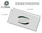 BuyPlastic L-043 Yellow Transparent Fluorescent Colored Acrylic Plexiglass Sheet - Image 2