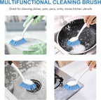 SetSail Dish Brush with Handle, 3 Pack Stiff Bristles Dish Scrubber with - Image 6