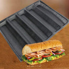 FETESUR Silicone Perforated Baking Forms Sandwich Mold French Baguette Bread by FETESUR