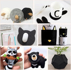 15Pcs White Stiff Felt Fabric Sheets, - Image 5