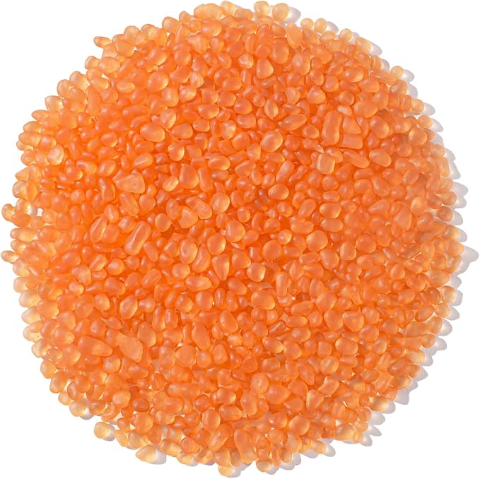 Keedolla Aquarium Rocks Betta Fish Tank Gravel, 14oz Frosted Sea Glass Marbles by Keedolla