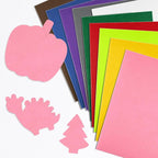 CHRORINE 10 Pcs Pink Felt Fabric Sheets Self Adhesive Felt Sheets 8 x 12 Inches - Image 4