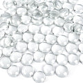 FUTUREPLUSX 5 Lb Clear Flat Glass Marbles by FuturePlusX
