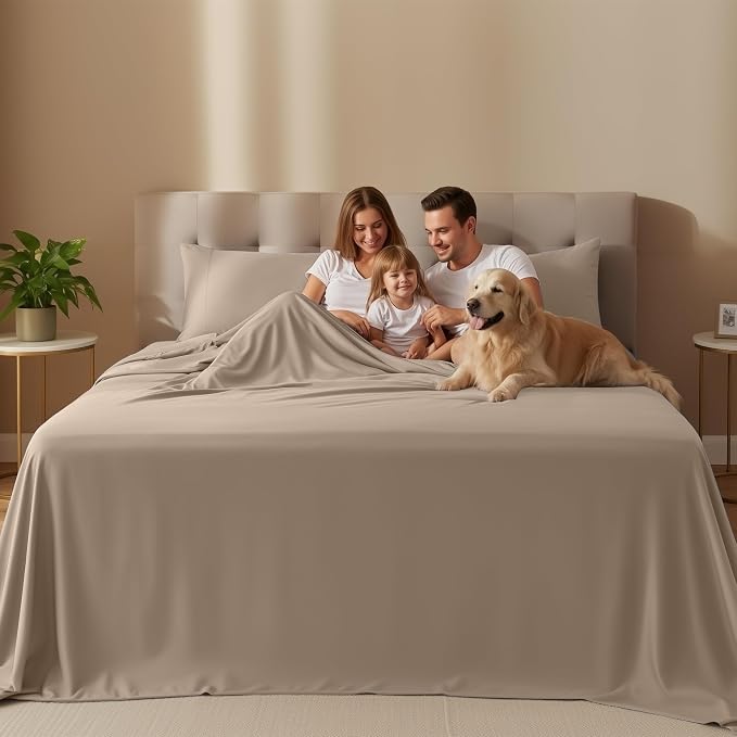 Utopia Bedding California King Size Sheet Set – 4 Piece Bed Sheets, Soft and - Image 2