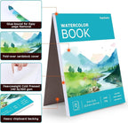 Hapikalor 9"x12" Watercolor Sketchbook, Water Color Paper, 140lb/300gsm - Image 7