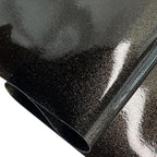 ONEART | Gray Transparent Glitter Vinyl Roll, 0.7 mm Solid Clear PVC Jelly - Image 3