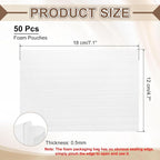 uxcell 50 Pcs Cushion Foam Pouches, Photo Frame - Image 2