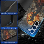 Case for Samsung Galaxy S23 Case, Halloween Witch Moon Stained Glass Design - Image 4