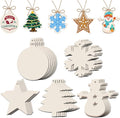 50PCS Unfinished Wood kit with Holes, Wooden Circles by Waeceip