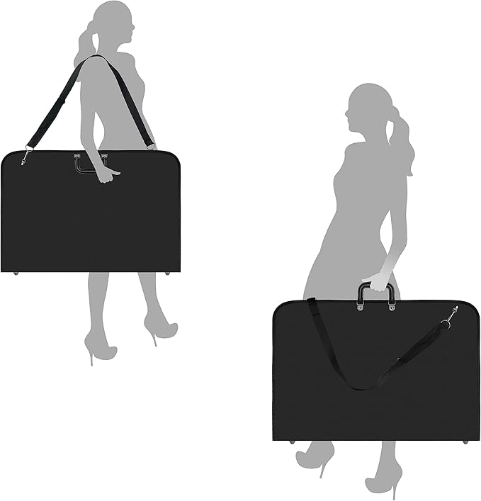 Vantasii Black Art Portfolio Case - Image 6