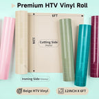 TECKWRAP Heat Transfer Vinyl for T-Shirts, 50+ Washes, REACH Certified & Dryer - Image 2