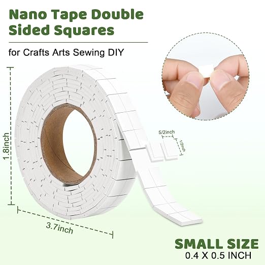 330 PCS Double Sided Foam Tape Pre Cut 1/2 X 2/5 Inch Small Adhesive Foam - Image 2