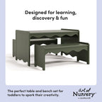 Storkcraft Casablanca Montessori Indoor Kids Table & Bench Set – Premium Kids - Image 4