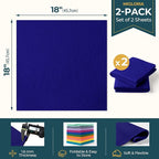 Felt Fabric Sheet 18 x 18 Inch, 1.6mm Thick | Soft and Flexible Nonwoven - Image 2