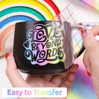 WRAPXPERT Rainbow Vinyl Permanent Adhesive Roll, Contact Paper, Car Decal - Image 5