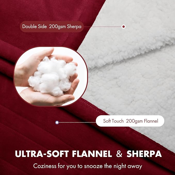 Electric Blanket Queen Size 84" x 90" - Image 3