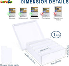 5 Row Trading Card Storage Box, 1 Pack Cardboard Storage Box - Image 2