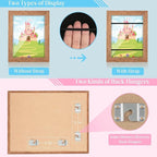 GULETHUN Kids Art Frames, 9x12 Front Opening Kids Artwork Frames Changeable - Image 2