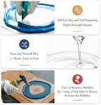 Shabebe Epoxy Resin, 1Gallon Epoxy Resin Crystal Clear, Not-Yellowing No-Bubble - Image 4