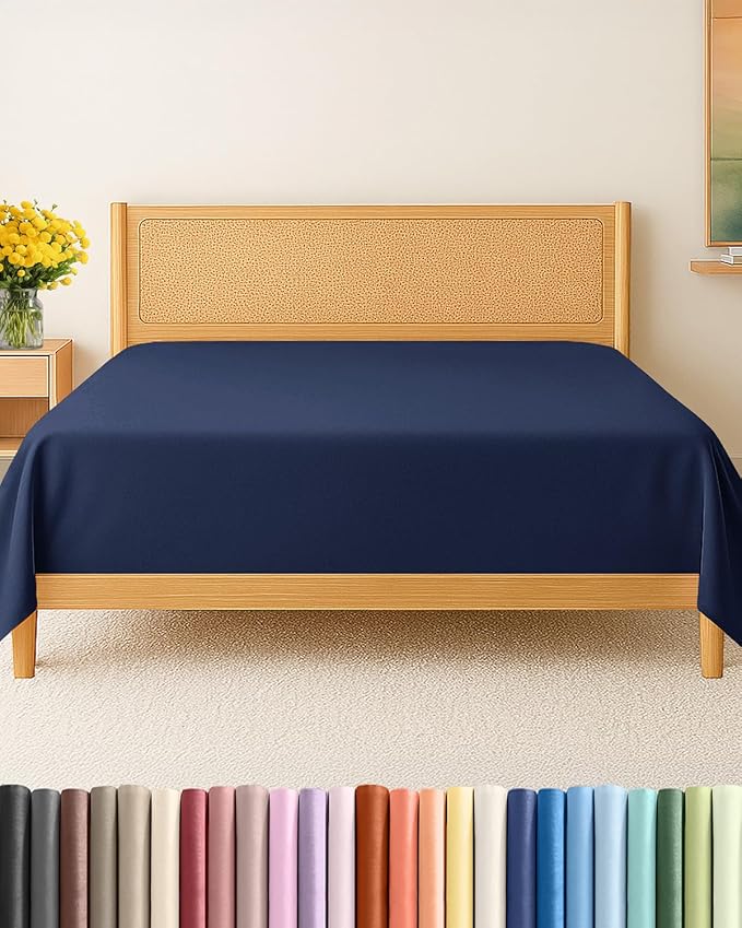 Cal King Size Flat Sheet by CGKUnlimited