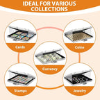 34"x22" Card Show Display Case, Portable Aluminum Trading Card Display Case - Image 7