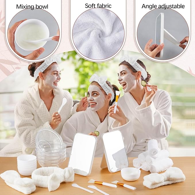 Teenyyou 8 Set White Spa Supplies - Image 3