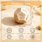 Quilter's Dice, Handmade Wooden Quilting Decision Dice - Image 2