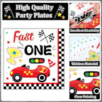 Fast One Birthday Decorations for Boys Racing Car 1st Birthday Party Supplies - Image 4
