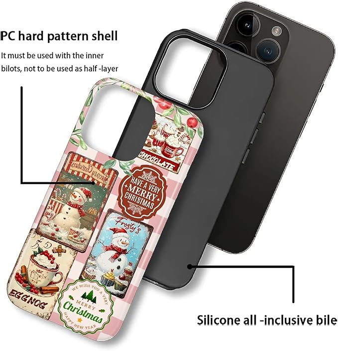 Case for iPhone 16 Pro, Scratch Resistant Hybrid Double Layer Hard - Image 2