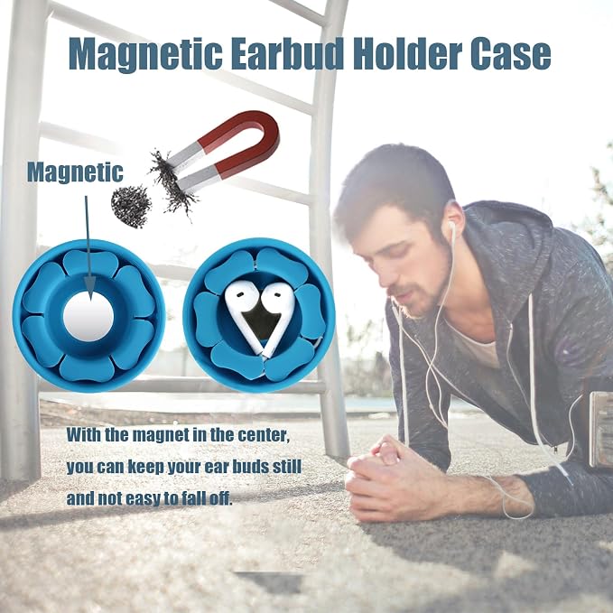 MAIRUI Wired Earbud Case Earphone Headphone Cord Organizer Earbuds Wrap Soft - Image 2