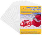 New brothread - 16 Options- 12PCS Embroidery Puffy Foam 9″x12″ Large Size 3MM by Newbrothread
