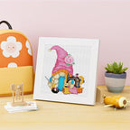 VIGEGU Gnome Cross Stitch Kits for Adults, Sewing Machine Stamped Cross Stitch - Image 2