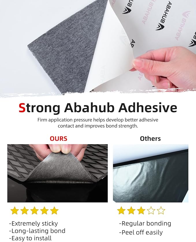 Abahub EVA Foam Boat Flooring Self-Adhesive Decking Surfboard Traction Pad | - Image 2