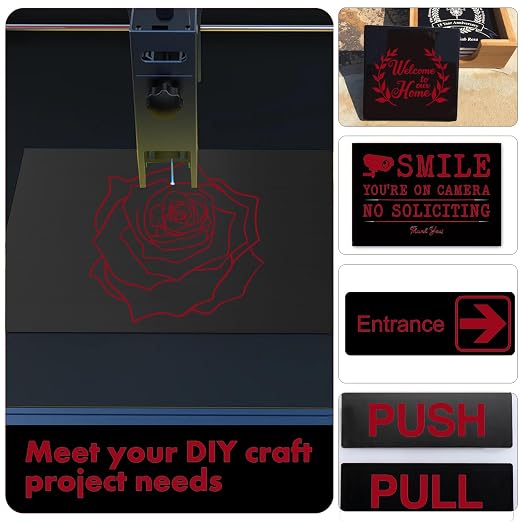 5PCS Laser Engraving Double Color ABS Plastic Sheet, Two-Tone Laserable - Image 5