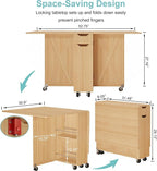 3imothrix Folding Dining Table, Dinner Table - Image 6