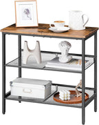 HOOBRO End Table, 3-Tier Narrow Side Table, Nightstand - Image 9