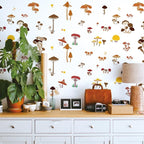 INFUNLY 6pcs Mushroom Wall Stencils - Image 5