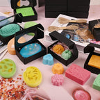 32 PCS Black Soap Boxes for Homemade Soap, 3.54 X 2.36 X 1.18 Inch Soap - Image 4
