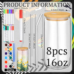 Pickmesh 8 Set Graduation Gift Glass Painting Kit - Image 2