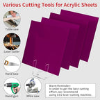 1/8 Thick 10 x 10 inch Acrylic Sheets - Image 3