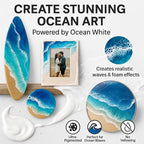 Ocean White Epoxy Resin Pigment Paste XL – High Concentration Dye - Image 2
