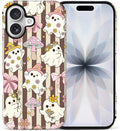 Case for iPhone 17, Scratch Resistant Hybrid Double Layer Hard Shell，Cute by Toulas