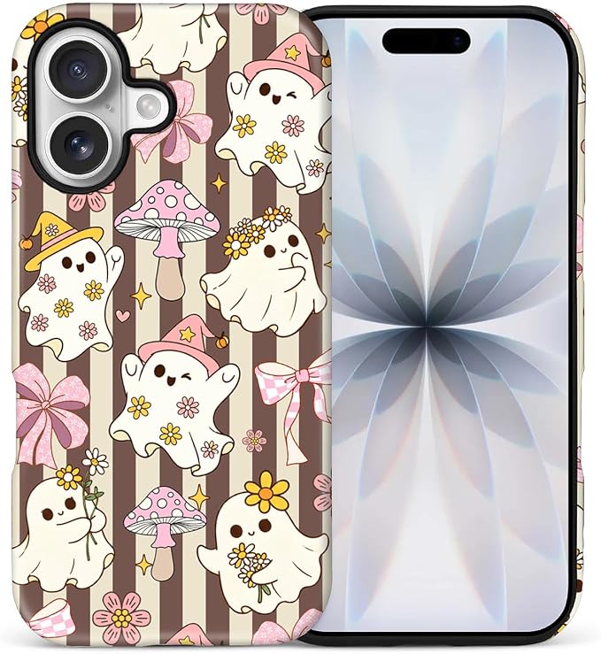 Case for iPhone 17, Scratch Resistant Hybrid Double Layer Hard Shell，Cute by Toulas