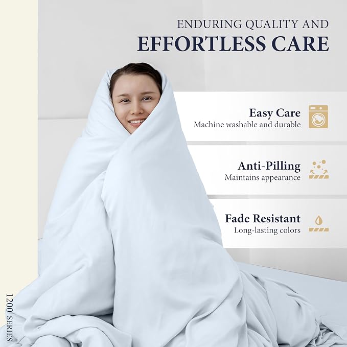 100% Egyptian Cotton Queen Size Sheets Set - Image 7