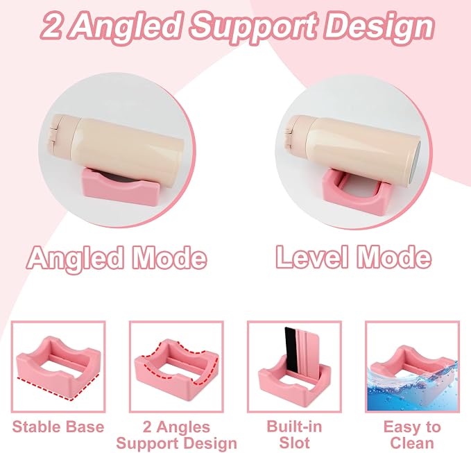 Silicone Cup Cradle for Tumblers, Tumbler Holder for Crafts - Image 3