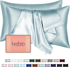 Silk Pillow Cases 2 Pack King Size by LYSHINSILKPILLOWCASES