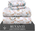 RUVANTI 4 Pcs Cotton Sheets by Ruvanti