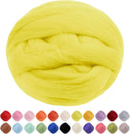 JeogYong Needle Felting Wool, 17.64oz Wool Roving Chunky Wool Yarn, Lemon by JeogYong