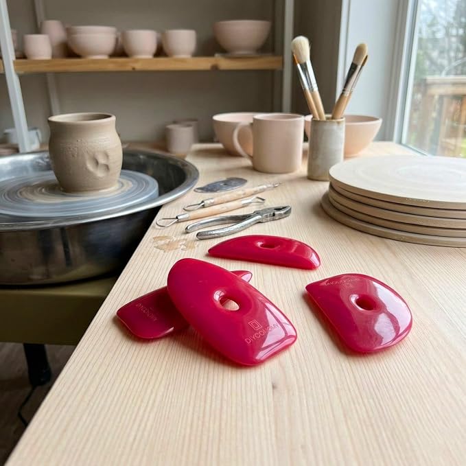 DIYOOHOMY Pottery Ribs for Pottery Tools and Clay Tools, Soft Silicone Ceramic - Image 9