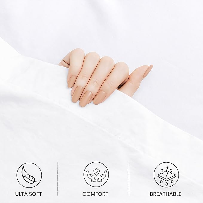 GOLD TEXTILES Queen Flat Sheet 12 Pack – Brushed Microfiber Top Sheets - Image 4
